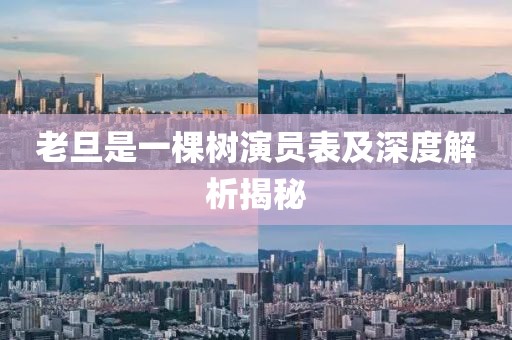 老旦是一棵樹演員表及深度解析揭秘