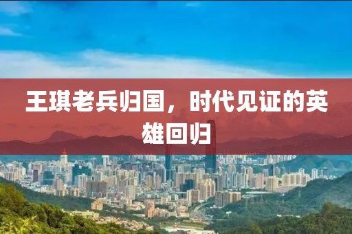 王琪老兵歸國，時(shí)代見證的英雄回歸